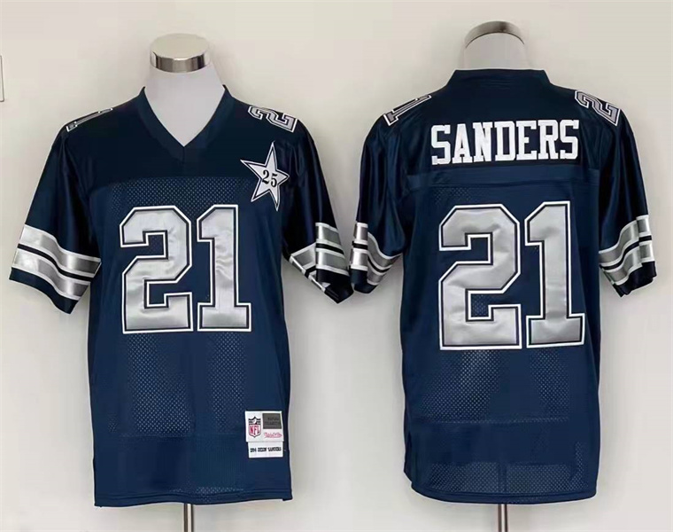 Men's Dallas Cowboys Deion Sanders Mitchell & Ness Navy Legacy Jersey Men's Dallas Cowboys Deion Sanders Mitchell & Ness Navy Legacy Jersey